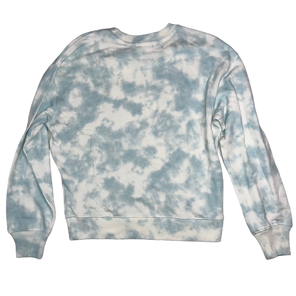 New Rails Ramona Tie Dye Cotton Crewneck Pullover Sweater Size S Women Blue - Picture 3 of 6